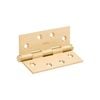 Zanda 100x75mm Satin Brass Butt Hinge