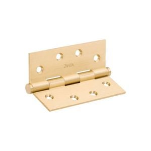 Zanda 100x75mm Satin Brass Butt Hinge
