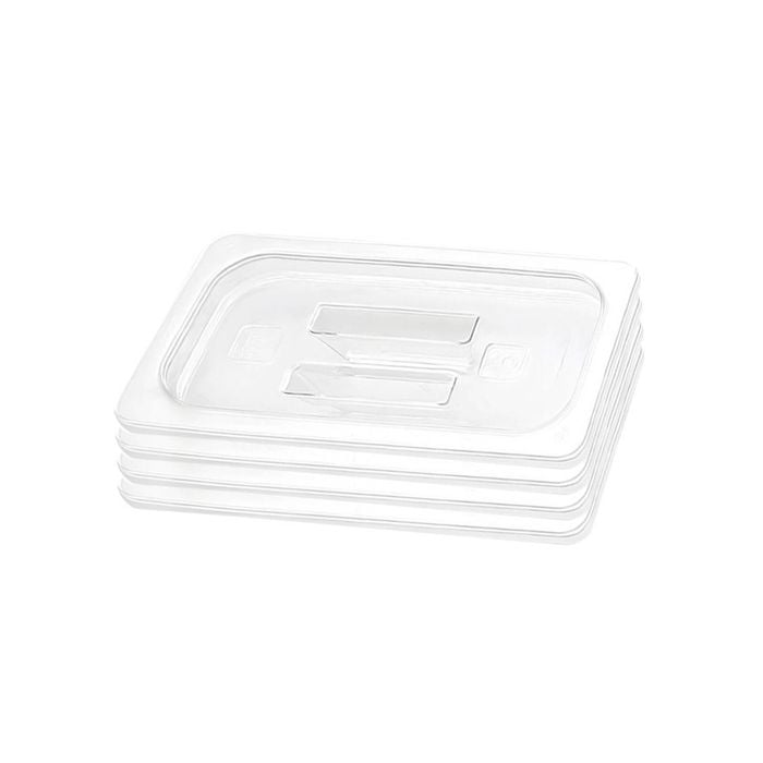 SOGA 4 Pack Clear Gastronorm Pan Lids 1/3