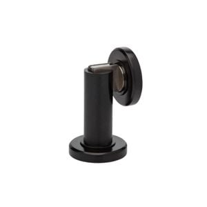 Zanda 75mm Matt Black Magnetic Door Stop Heavy Duty