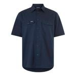 CitecoMen's Navy Short Sleeve Shirt - Size L