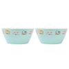 2PK Splosh Caravan Bamboo Melamine Salad Bowl 24cm Rnd Camping Dinnerware Blue