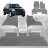 6D Diamond Car Floor Mats for MINI Countryman (R60)2010-2017-Full Set-Grey-Outback GT