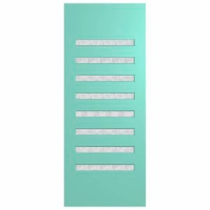 Hume 2040 x 820 x 40mm Verve External Door VER8 - Rice Paper