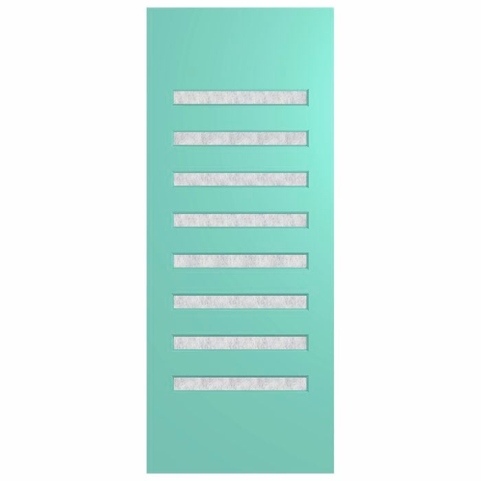 Hume 2040 x 820 x 40mm Verve External Door VER8 - Rice Paper