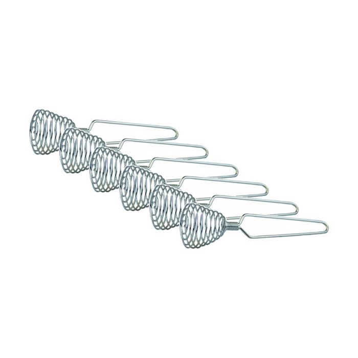 6x Avanti Universal Stainless Steel Spring Handheld Whisk Mixer 19cm
