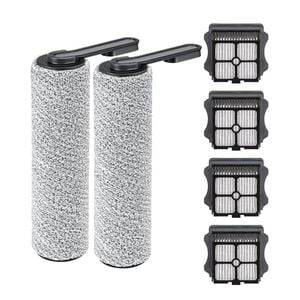 iDeer life 6 Pack Replacement ( 4 Filter + 2 Rolling Brush) Kit for Tineco S5