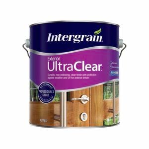 Intergrain 4L Matt UltraClear Exterior Timber Varnish