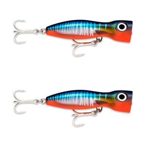 2x Rapala 13cm X Rap Magnum Xplode Topwater Heavy Duty Fish Lures -Hot Wahoo UV