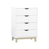 Alma Scandi 4 Drawer Chest White