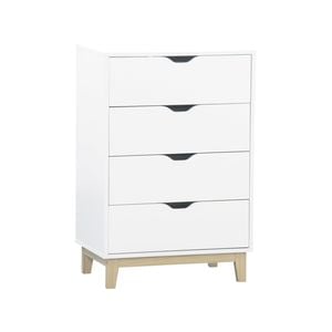 Alma Scandi 4 Drawer Chest White