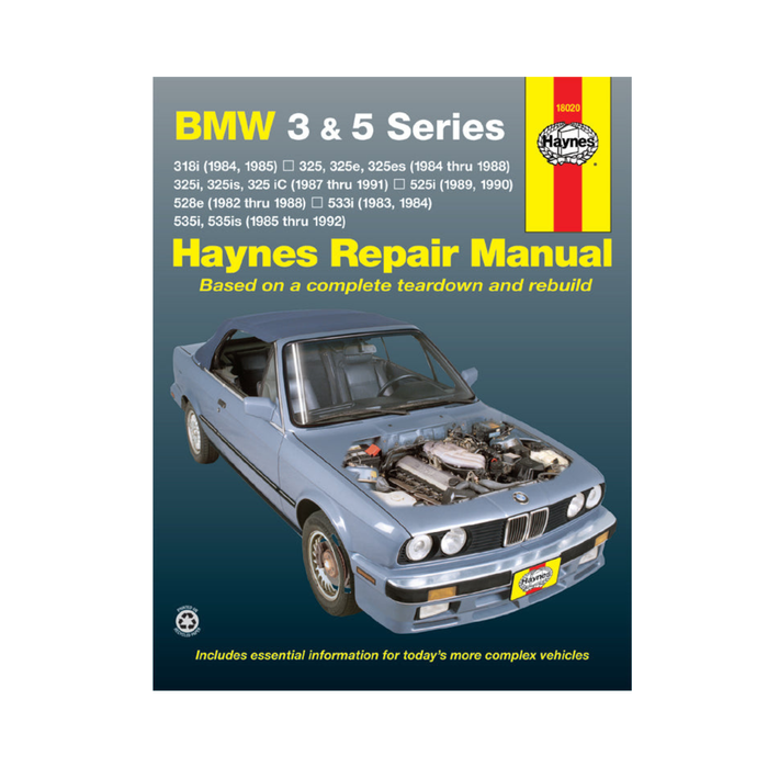 BMW 3 & 5 Series (1982-1992) Haynes Repair Manual (USA) - Bunnings ...