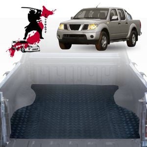 Black Samurai UTE Tub Mat Tray Liner for Nissan Navara Dual Cab 2005 - 2014 (D40 ST/STX)