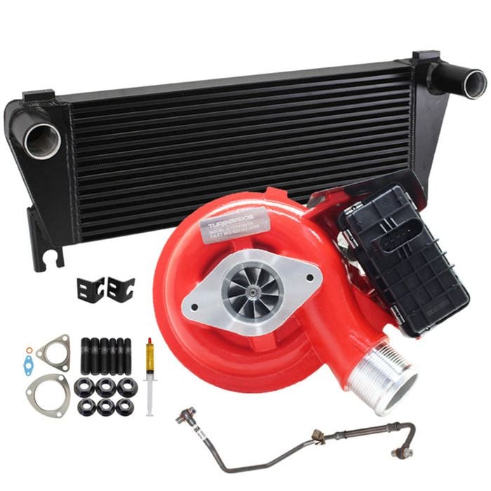 Gen1 High Flow Turbo Charger With 70mm Intercooler And Genuine Oil Feed Pipe For Ford Ranger 3.2l 2015 Onwards