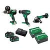 HiKOKI 36V Brushless 3 Piece Combo Kit KC36DRBL3(HRZ)