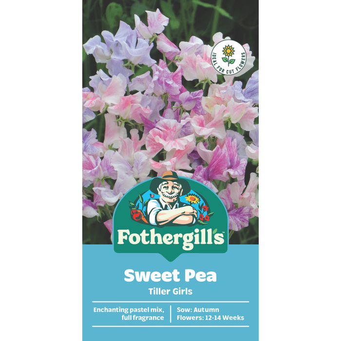 Fothergill's Sweet Pea Tiller Girls Seeds