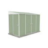 Absco Sheds 1.52 x 3.0 x 2.06m Pale Eucalypt Narrow Triple Door Garden Shed
