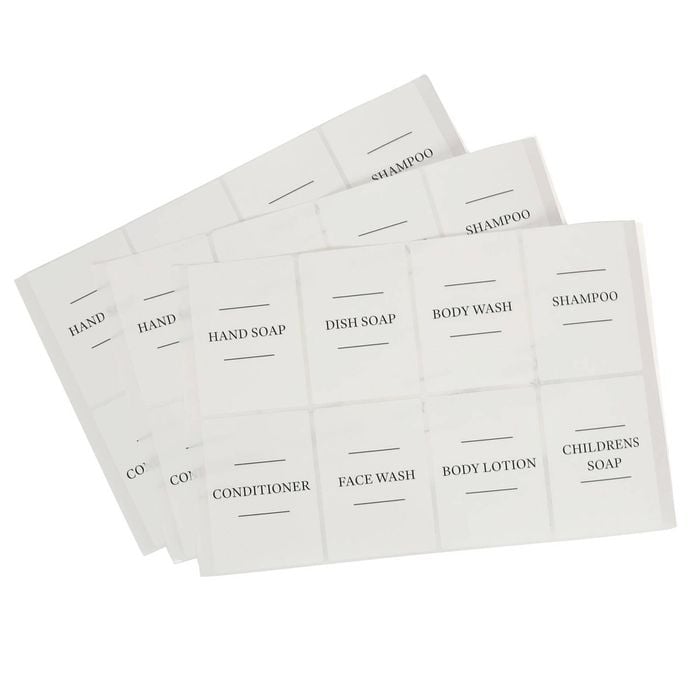 Harbour Housewares 24pc Soap Dispenser Labels Set