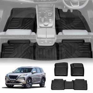3D Floor Mats for Nissan X-trail Xtrail T33 e-POWER 2022-Onwards Car Mats Carpet Liner Set
