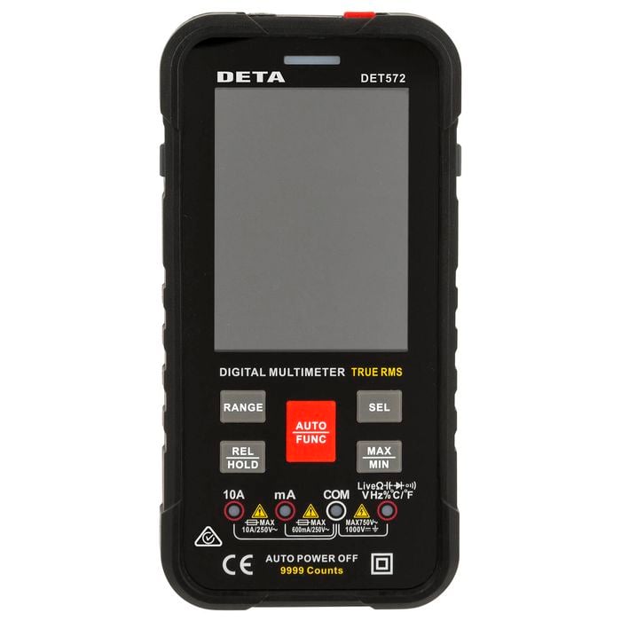 DETA True-RMS Colour Display Digital Multimeter