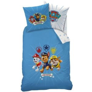 Paw Patrol Team Emblems Cotton Quilt Cover Set - Single Bed Size