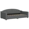 vidaXL Day Bed Single Size Couch Bed Single Bed Dark Grey 92x187 cm Fabric