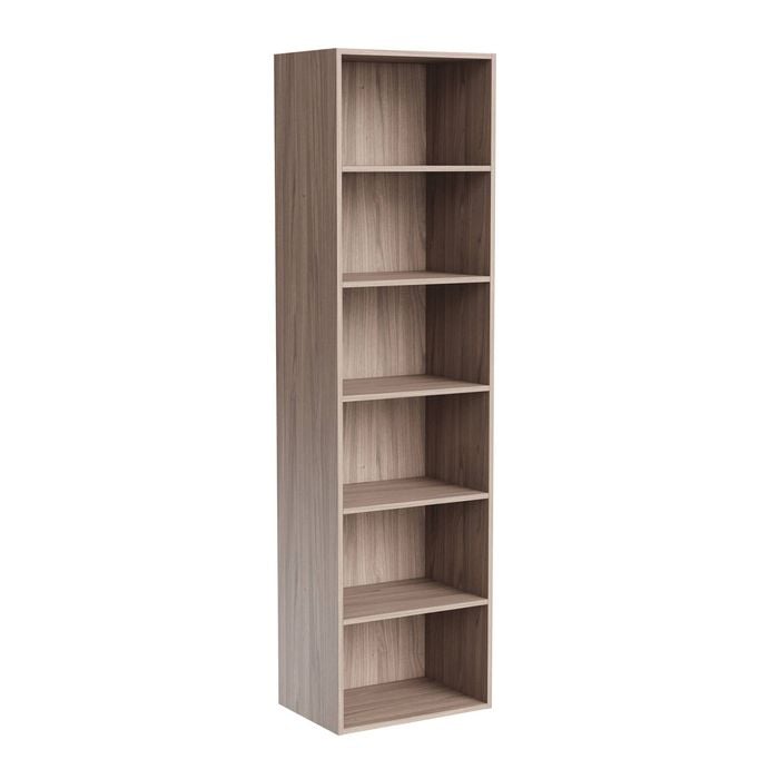 Kaboodle 600-699mm Silver Ash Customisable Deep Tall Pantry Open Shelf
