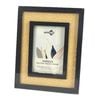 Unigift Annisa Rattan Wooden Picture Photo Frame 10x15cm Black&Natural