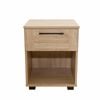 Montreal Oak 1 Drawer Bedside Table