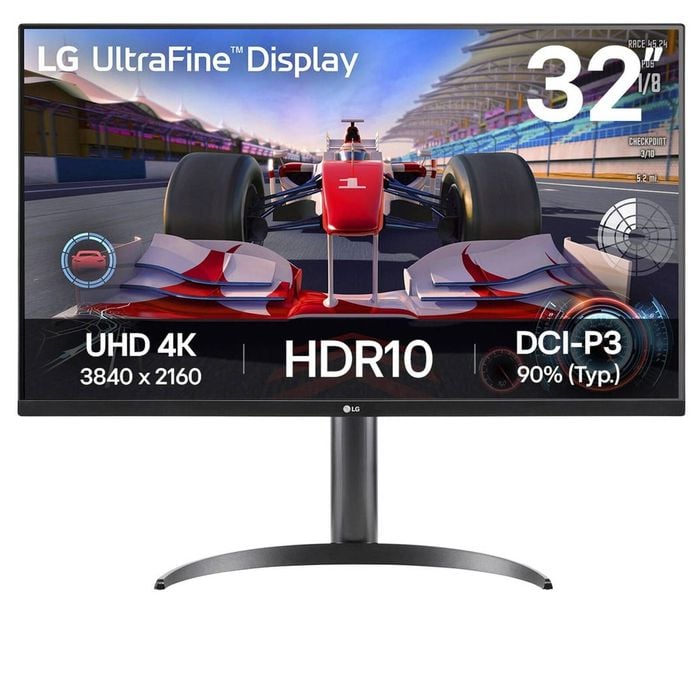 LG UltraFine 32UR550K-B 31.5" 4K UHD 60Hz VA HDR10 Office and Gaming Monitor