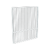 ProtectorAl 1201 - 1500 x 1800mm Pearl White Aluminium Garden Gate Flat Top with Mid Rail