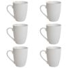 6PK LVD Ceramic Coffee Mug Classic Home/Kitchen Drinkware 11.5cm White/Gold
