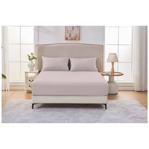 Grosvenor House 500TC Egyptian Cotton Fitted Bed Sheet Only King Pink
