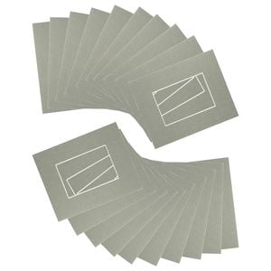 Nicola Spring A4 Frame Picture Mounts - for A5 (6" x 8") Image - Pack of 20