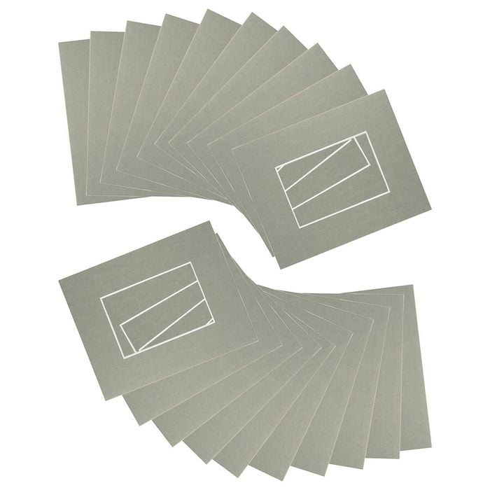 Nicola Spring A4 Frame Picture Mounts - for A5 (6" x 8") Image - Pack of 20