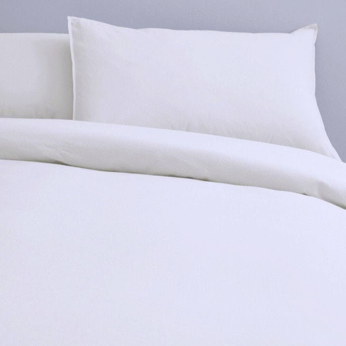 Canningvale Single Cozi Cotton Quilt Cover Set - White