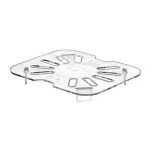 Cambro Gastronorm Drain Shelf Polycarbonate Clear 1/6 Commercial Kitchen Food Storage
