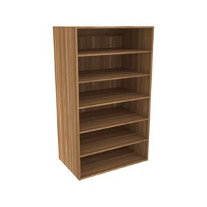 Lugna 1536 x 900 x 580mm Cove 5 Shelf Storage Cabinet