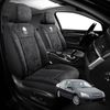 Australian Goose Edition Front Seat Covers for Honda Accord 2003 - 2008 (7th Gen) - Suede, Universal Fit - Black