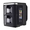 Kitchen Couture Vertex 11l Stacked Dual Basket Air Fryer, Clearview, 2200w Black