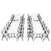 Lifetime 4PK 8FT Tables & 32 Chairs