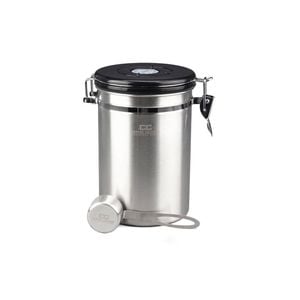 Coffee Culture Large Coffee Canister 13x19cm - Silver