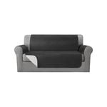 Artiss 3 Seater Sofa Cover Couch Cover Water Resistant Dark Grey