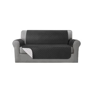 Artiss 3 Seater Sofa Cover Couch Cover Water Resistant Dark Grey