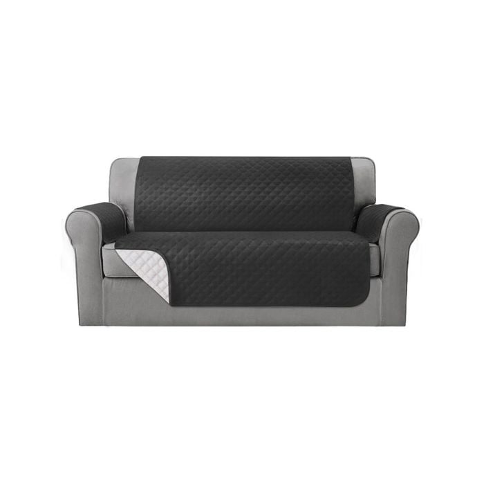 Artiss 3 Seater Sofa Cover Couch Cover Water Resistant Dark Grey