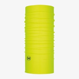 BUFF Safety CoolNet UV Multifunctional Neckwear - Solid Yellow Fluor