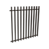 ProtectorAl 350mm - 1200W x 1200H Black Aluminium Radiator Pool Fence Panel