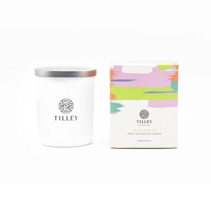 Tilley Classic White Pear & Freesia Collection Candle Scented 240g