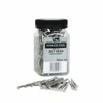 NZ Nails 60 x 3.15mm 316 Stainless Steel Jolt Head Nail - 500g Pack