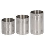 Stainless Steel Thimble Measure Set - 25/35/50ml - 3pc